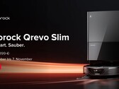 Der ultraflache Roborock Qrevo Slim startet mit 300 Euro Rabatt in den Verkauf. (Bildquelle: Roborock)