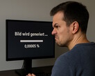 Frust bei der KI-Bildgenerierung (Bildquelle: KI-generiert)