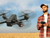 Der Aldi-Onlineshop verkauft ab morgen drei günstige Drohnen von Maginon, darunter die QC-90 GPS. (Bild: Aldi-Onlineshop)