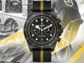 Die Tudor Pelagos FXD Chrono „Yellow“ (im Bild) besitzt ein speziell entwickeltes 43-mm-Gehäuse aus mattem Carbon-Verbundmaterial. (Bildquelle: Tudor)