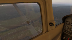 X-Plane 11 Cessna 172SP window reflections. (Source: Own)