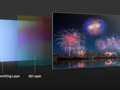 QD-OLED erlaubt weniger Display-Layer mittels blau-organischer LEDs als Lichtquelle sowie Quantum Dots als Farbfilter (Bild-Quelle: Samsung)