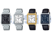 Von links nach rechts: Casio MTP-B190D-1BV, MTP-B190D-7BV, MTP-B190GL-7BV und MTP-B190L-2BV. (Bildquelle: Casio)