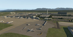 Default X-Plane 11 Vancouver airport. (Source: Laminar Research)
