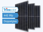 Solarmodul mit Doppelglas für höhere Widerstandsfähigkeit (Bild: Trina Solar, Risto)
