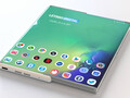 Das Samsung Galaxy Z Roll kann sein Display einfach ausrollen, wenn mehr Fläche gewünscht wird. (Bild: LetsGoDigital)