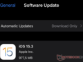 Es stehen bereit: iOS 15.3 un iPadOS 15.3. (Bild: Apple/Screenshot: Notebookcheck.com)