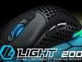 Sharkoon Light² 200: Leichte Waben-Maus zum Daddeln.