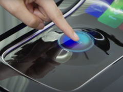 Ein dehnbares Micro-LED-Display von LG. (Bildquelle: LG Display)
