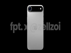 The iPhone 17 Air is said to come with a single rear camera as shown in the unofficial render. (Image source: Jon Prosser)