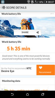 Akkutest: HTC Desire Eye
